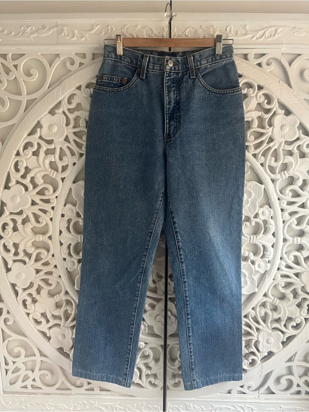Vintage Guess Jeans Made in Canada High Rise Straight Leg Denim Size 28